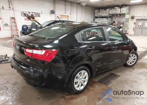 2017 Kia Rio Lx из США, поврежденный, VIN KNADM4A38H6040743